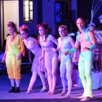 Costumes des artistes : équilibre sur vélo, main à main, tissu aérien, contorsion...