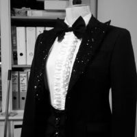 Réalisation de 3 pièces (chemise, gilet, veste) pour un sosie de Claude François